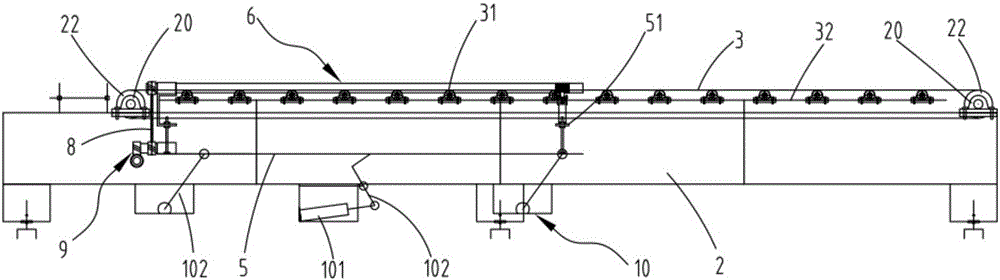 Glass transferring system for glass bending furnace