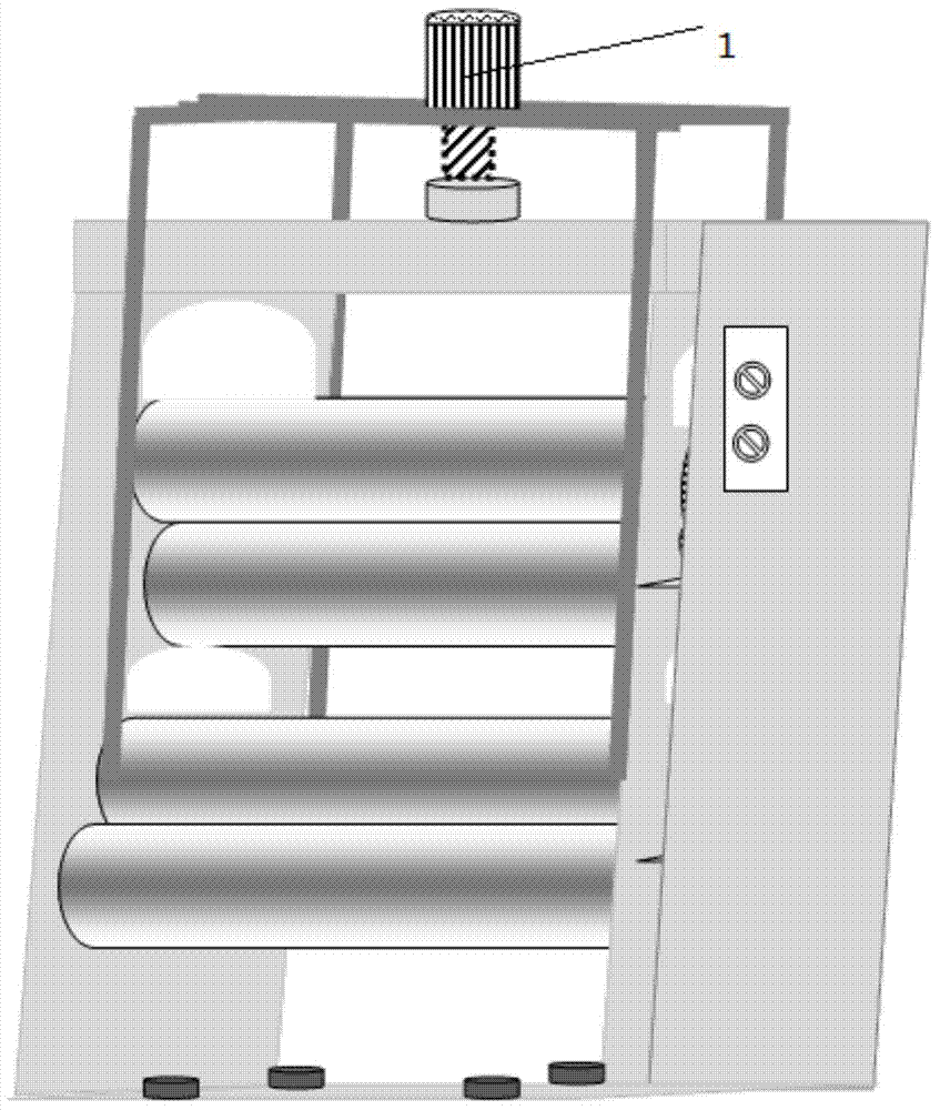 Drawing machine for producing carbon fiber