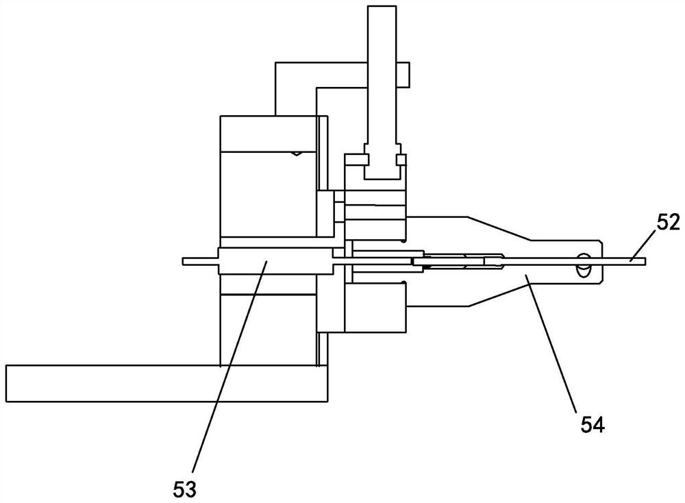 Device for poking burrs of oil hole of inner ring of joint bearing