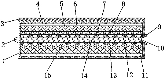 Bamboo floor convenient to splice