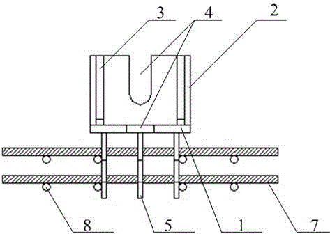 Prefabricated assembly-type concrete outer-hanging wallboard fixing device and installation method