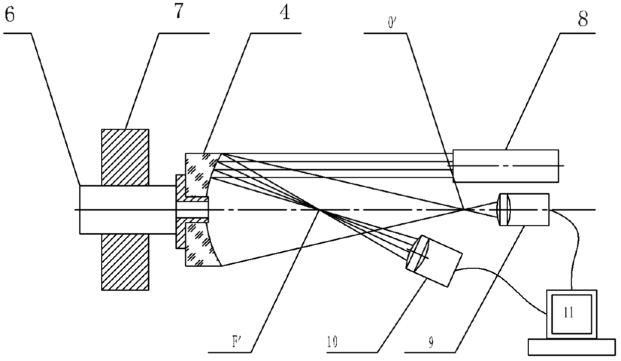 Centering tool and method for determining reference of non-spherical reflector by using same