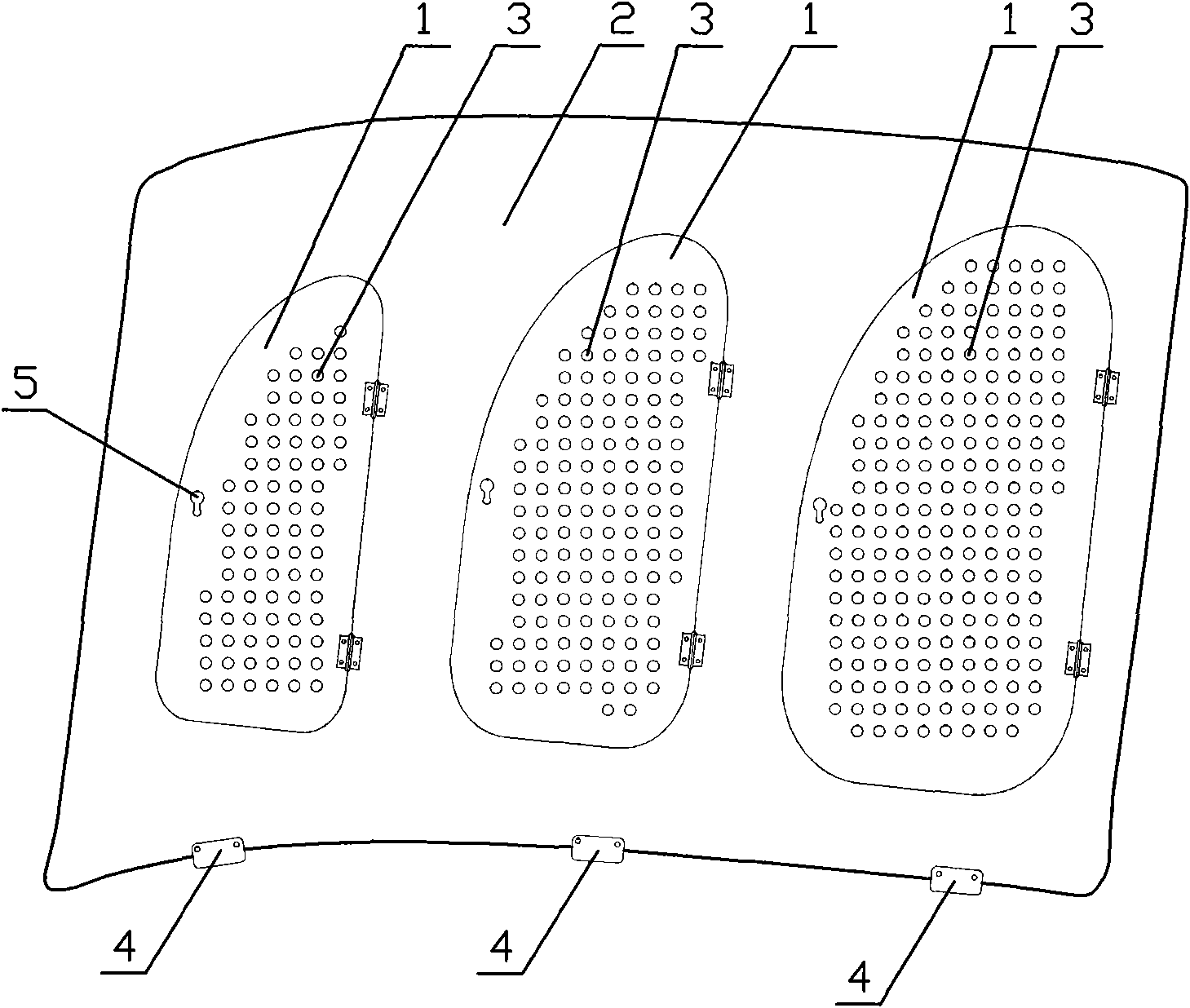 Light-shading and sun-protecting induced draft glass for vehicles