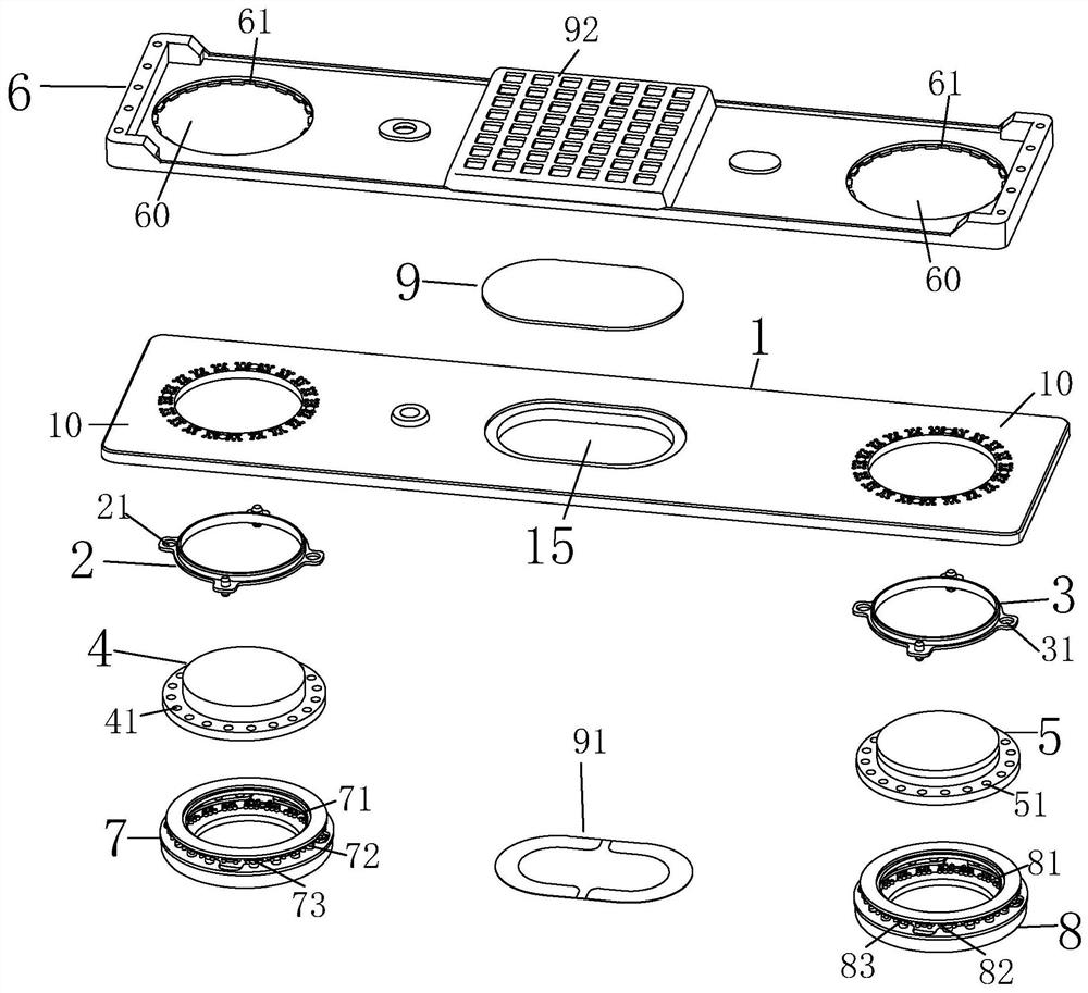 Lithium battery top cover assembly and secondary battery