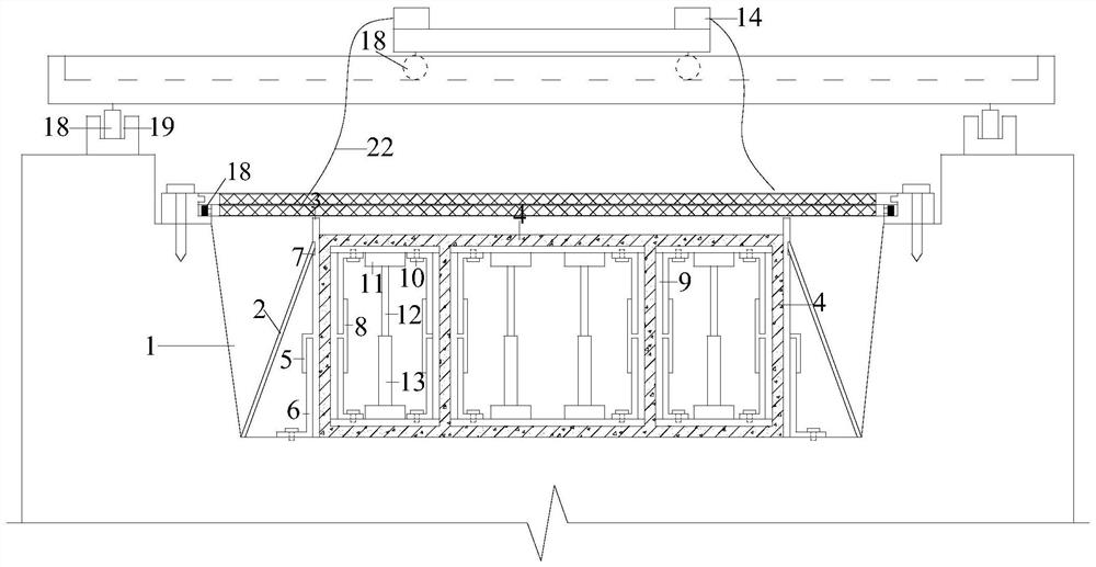 Large-section multi-chamber cast-in-place comprehensive pipe gallery and its construction method