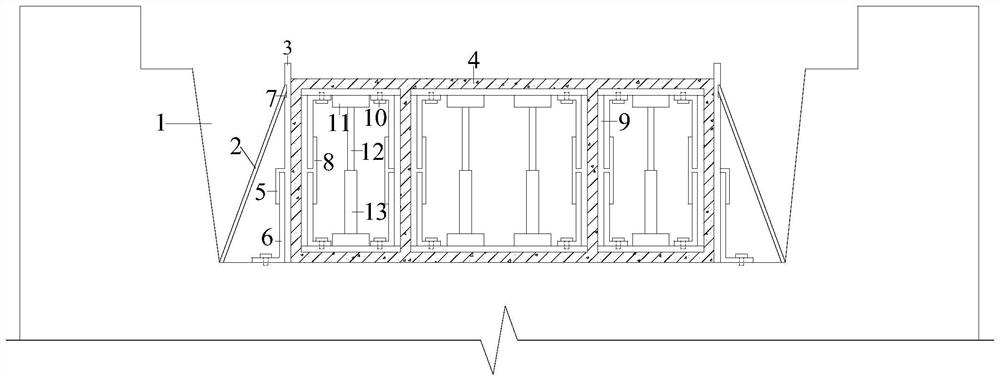 Large-section multi-chamber cast-in-place comprehensive pipe gallery and its construction method