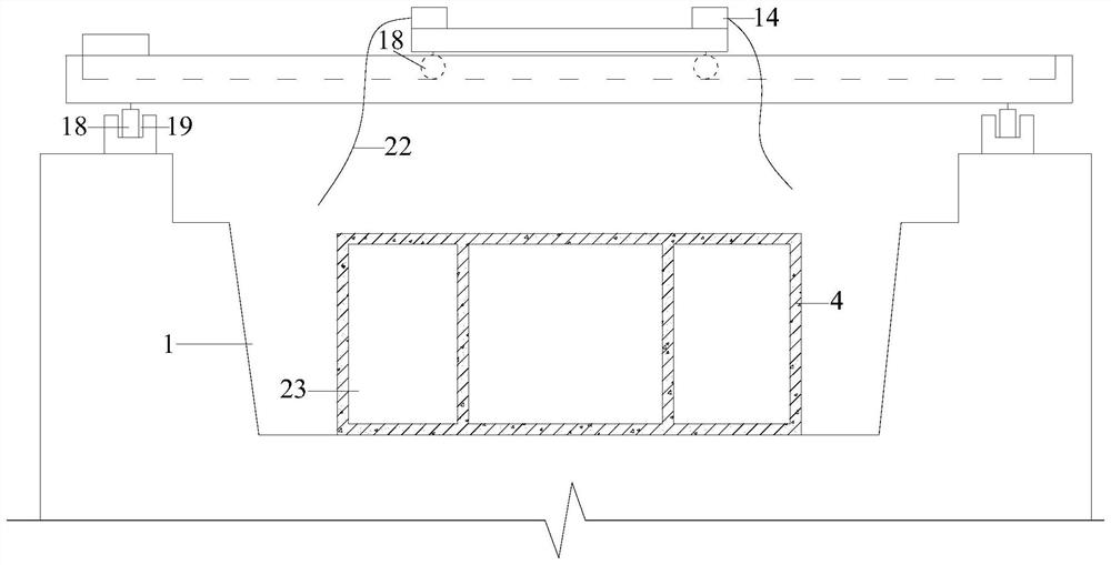 Large-section multi-chamber cast-in-place comprehensive pipe gallery and its construction method