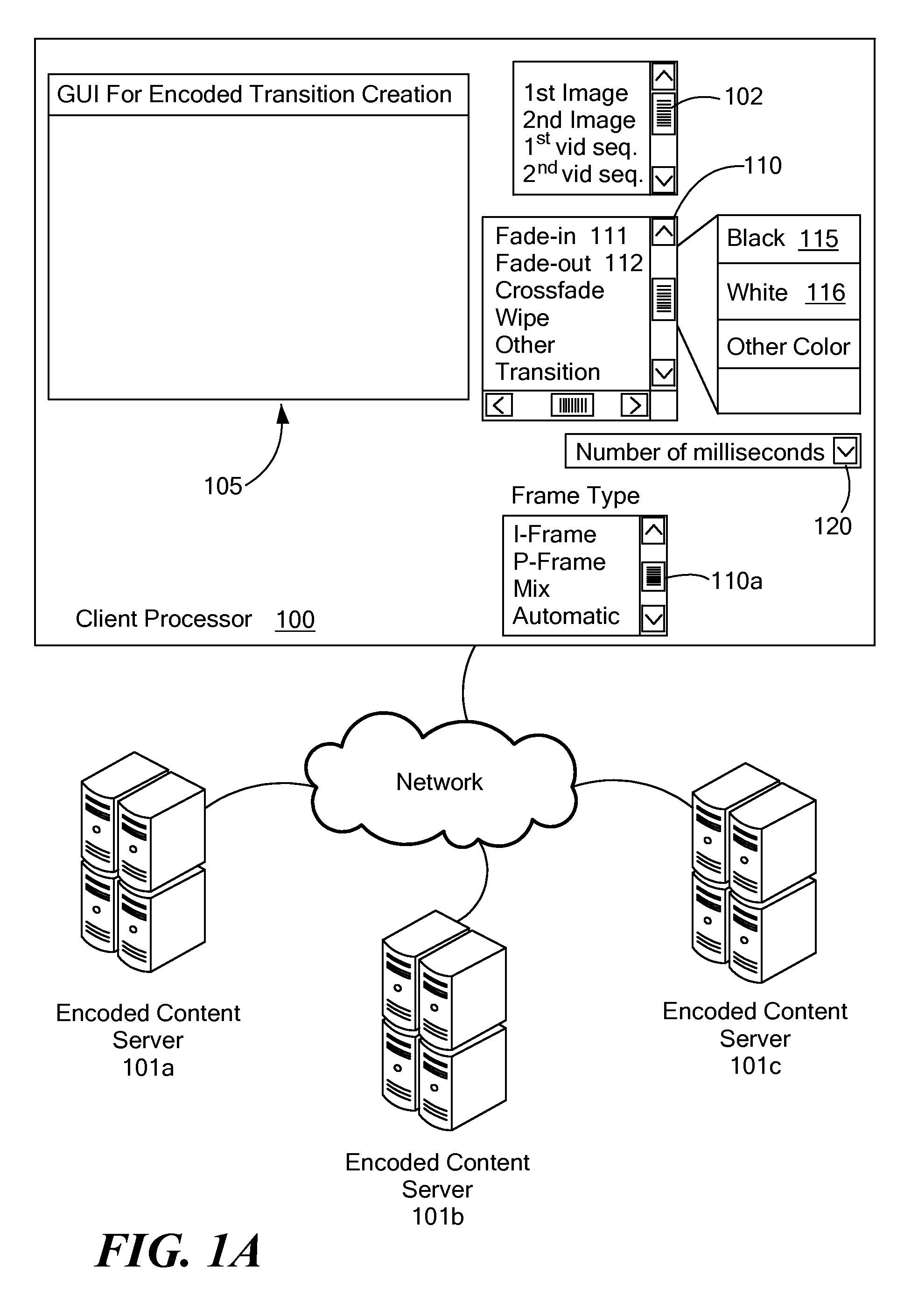 Transition Creation for Encoded Video in the Transform Domain