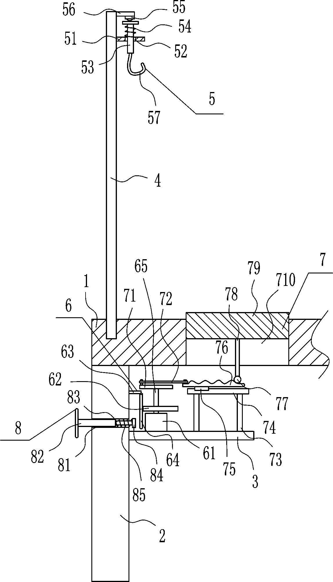 Hospital bed with reminding function for medical patient