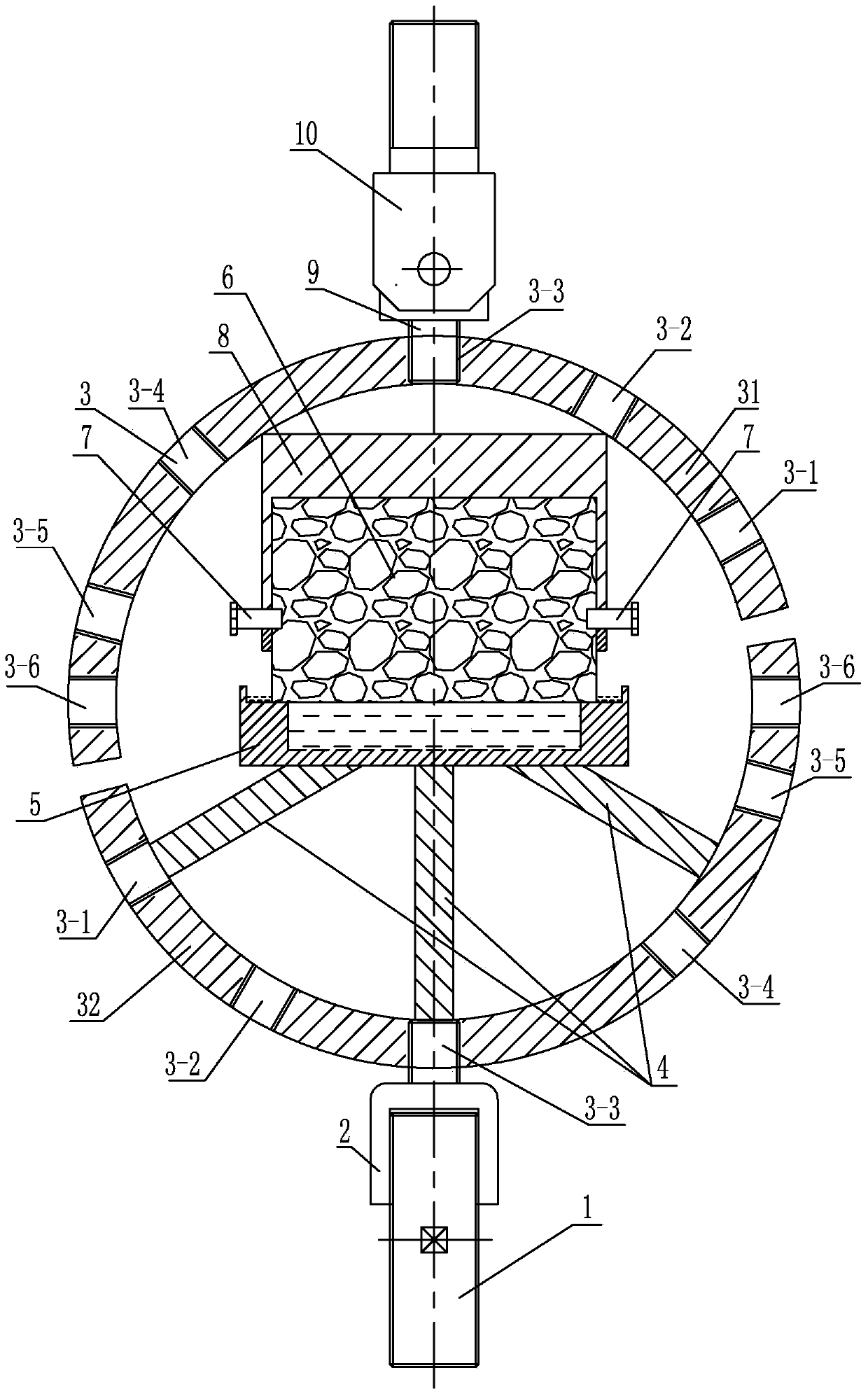 Test device and method for measuring binding force between ice and asphalt pavement in multiple angles