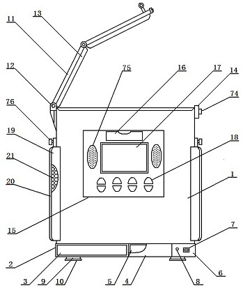 Multifunctional pathological specimen soaking device