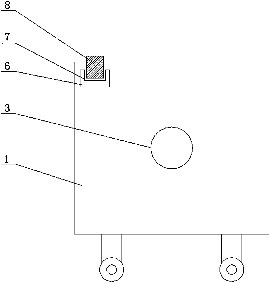 Uniform cable collecting device