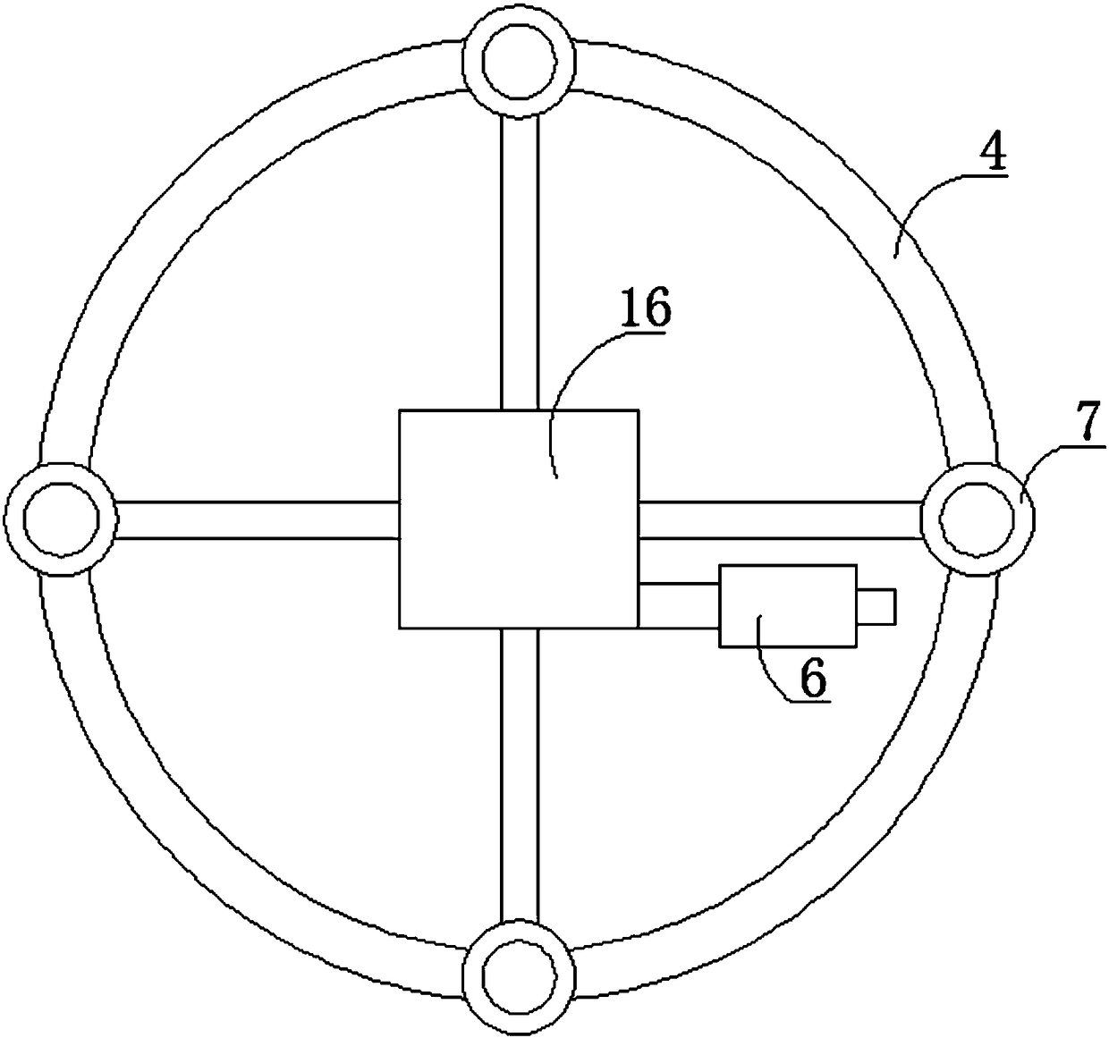 Circular knitting machine with efficient dust removal function