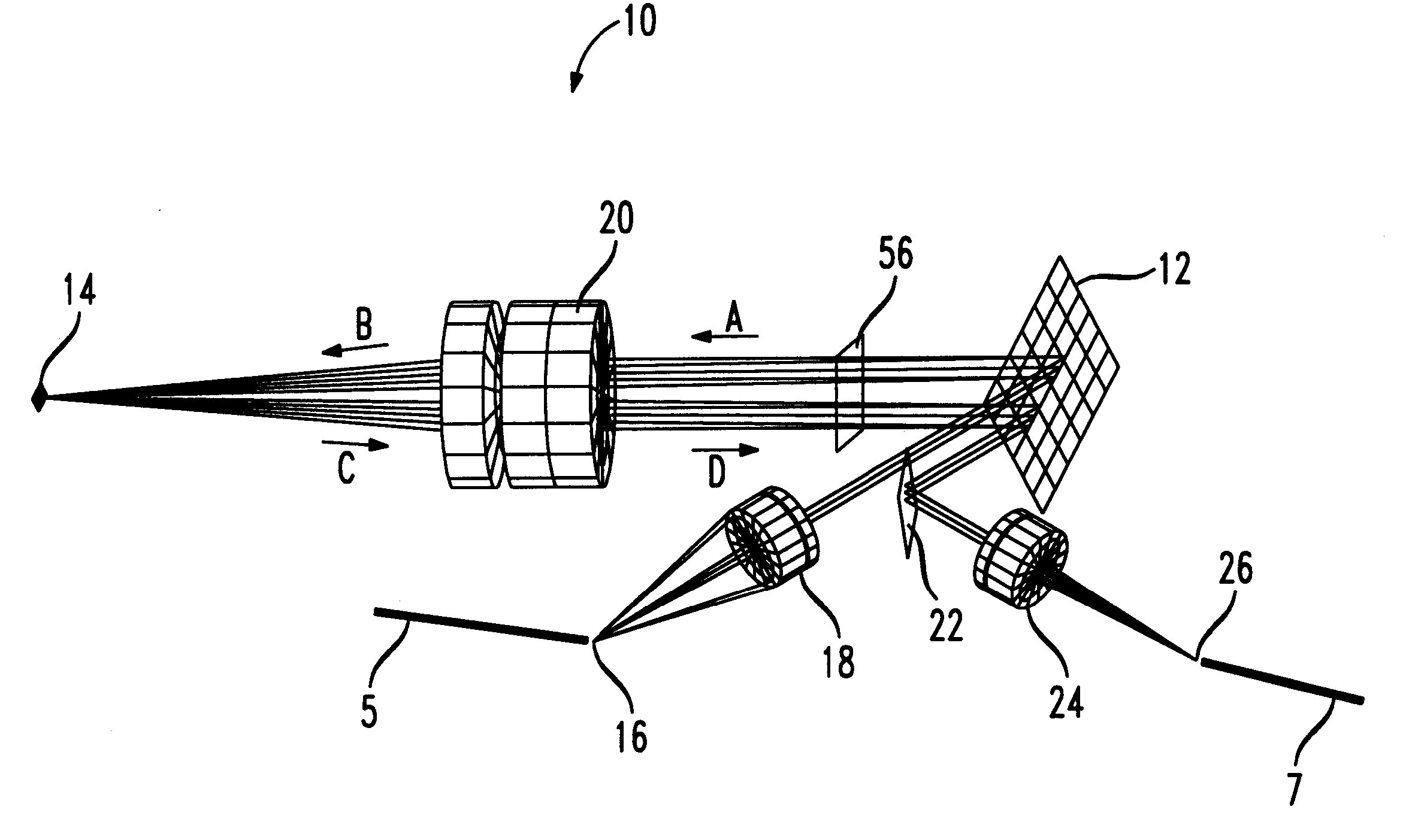 Reconfigurable wavelength division multiplex add/drop device using micromirrors