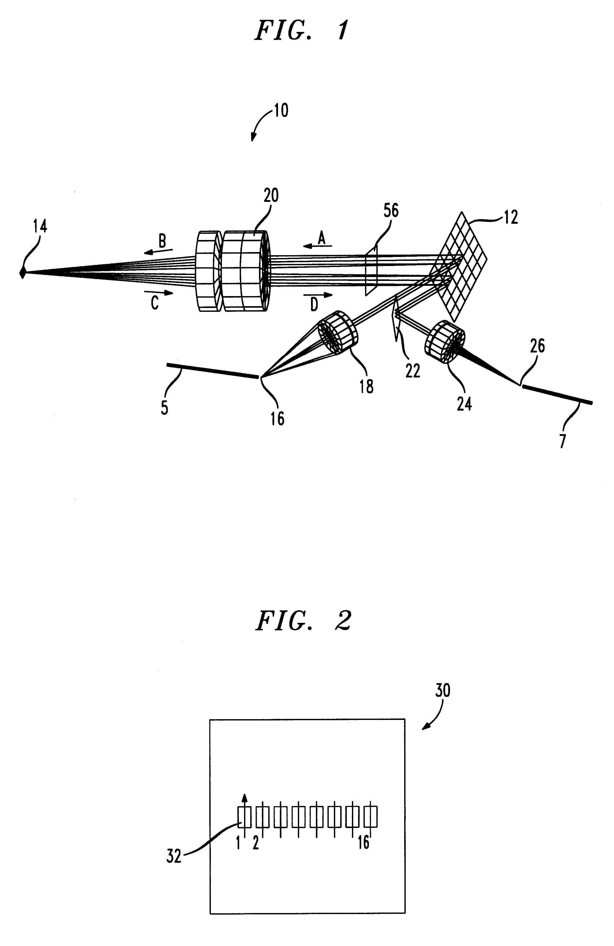 Reconfigurable wavelength division multiplex add/drop device using micromirrors