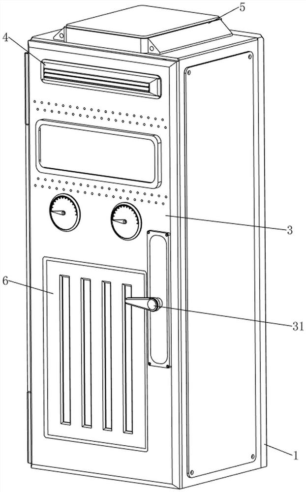 Temperature control early warning device for high and low voltage equipment