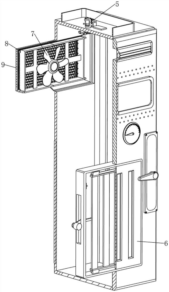 Temperature control early warning device for high and low voltage equipment