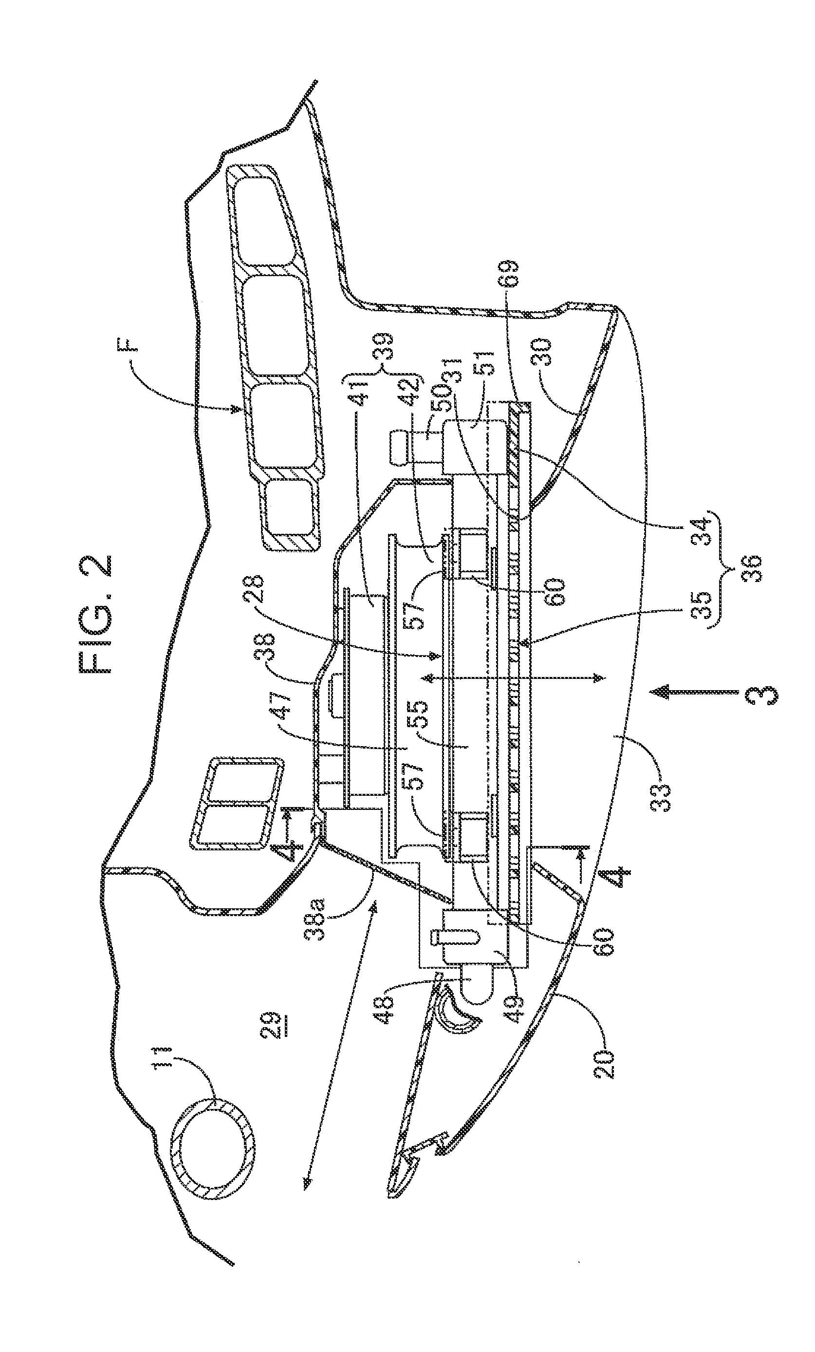 Ventilation structure of radiator in straddle type vehicle