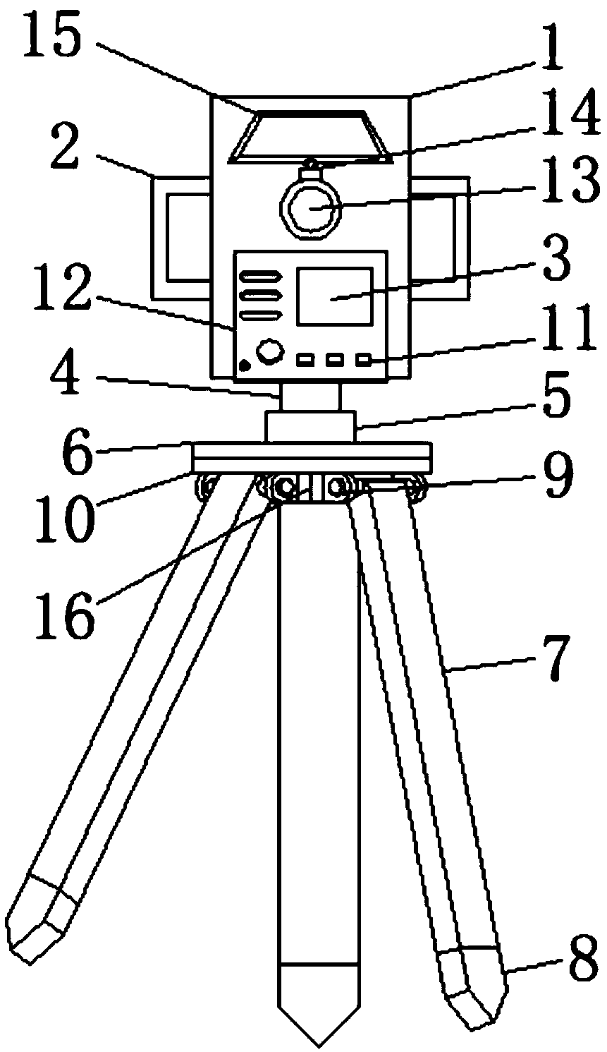 Total station for engineering surveying