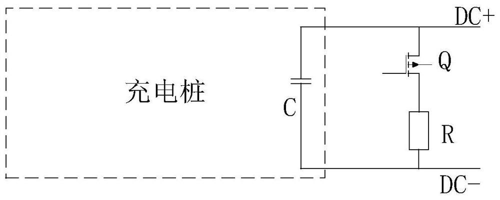 Protection and control method of DC charging pile residual pressure discharge resistor