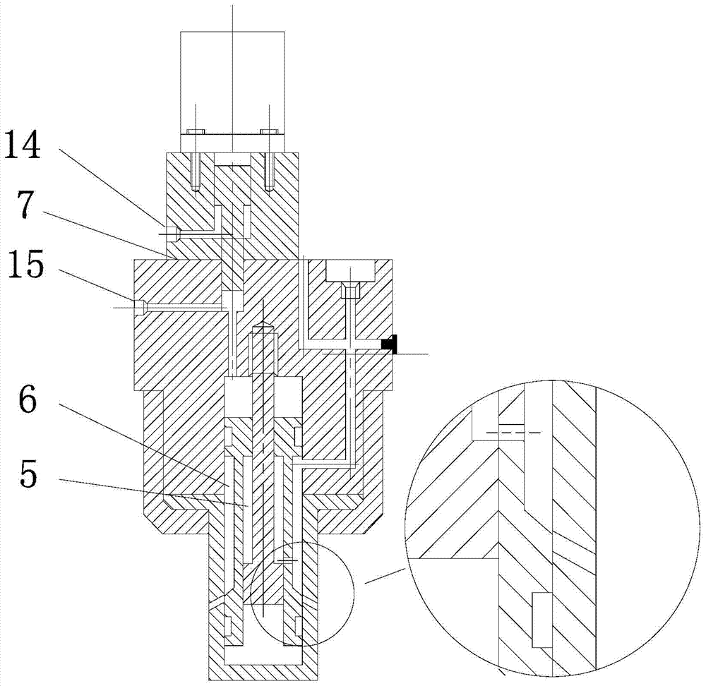 A marine diesel fuel injector