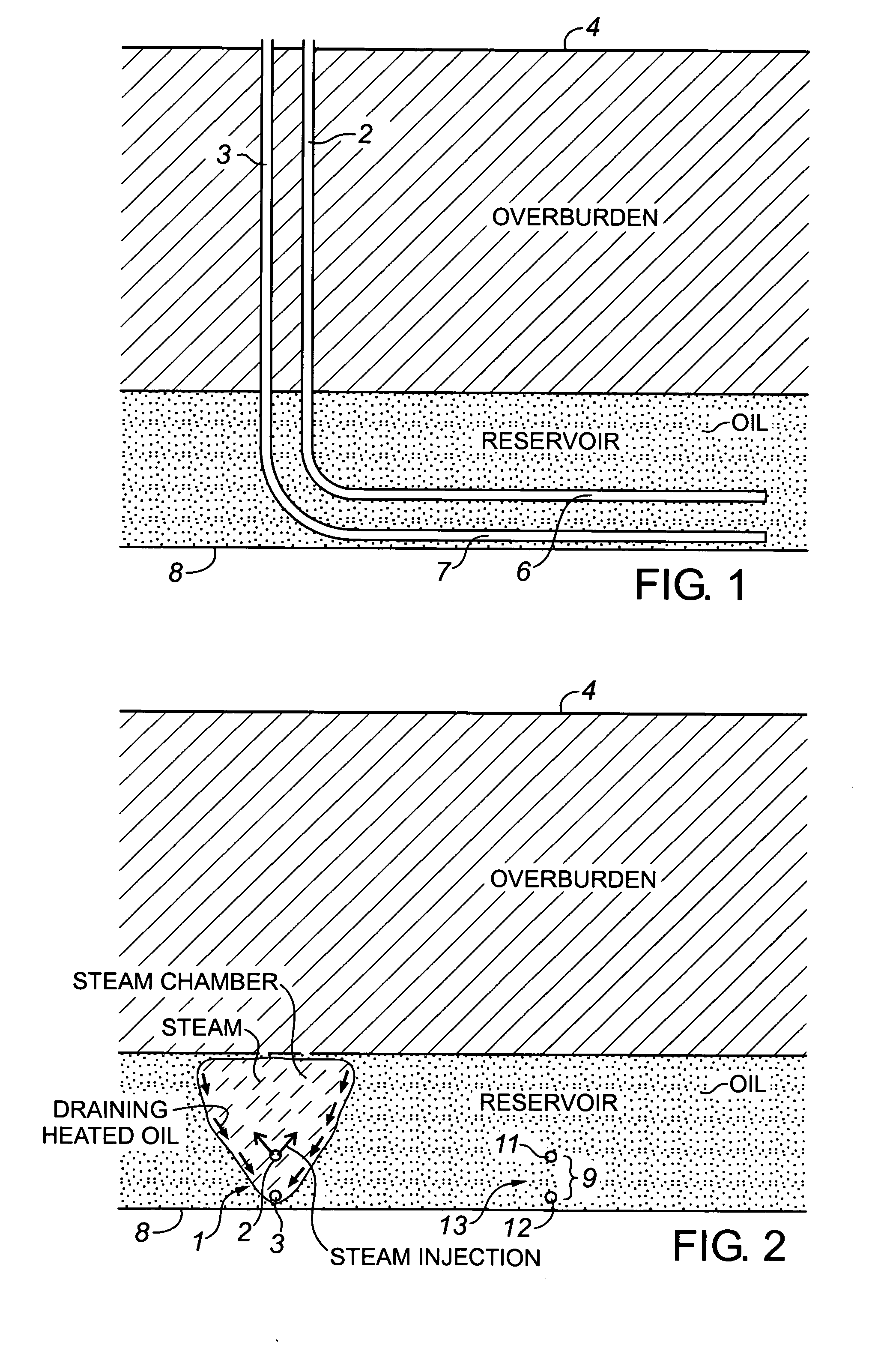 Process for sequentially applying SAGD to adjacent sections of a petroleum reservoir