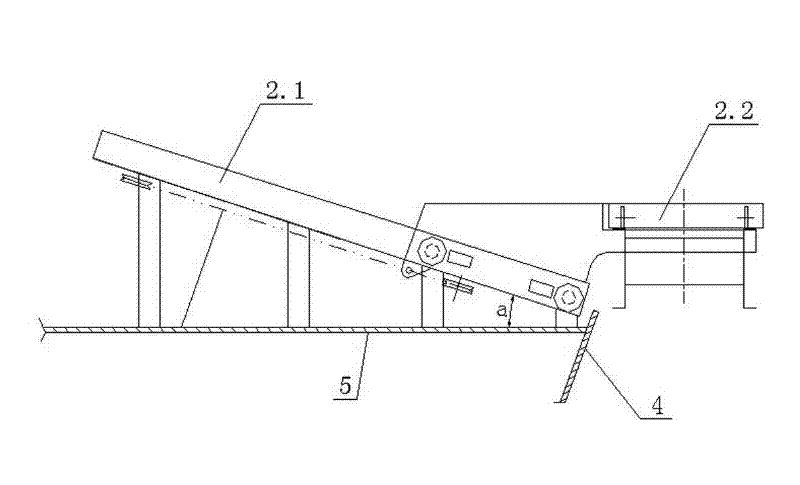 Remote outward-spreading translating gangway ladder