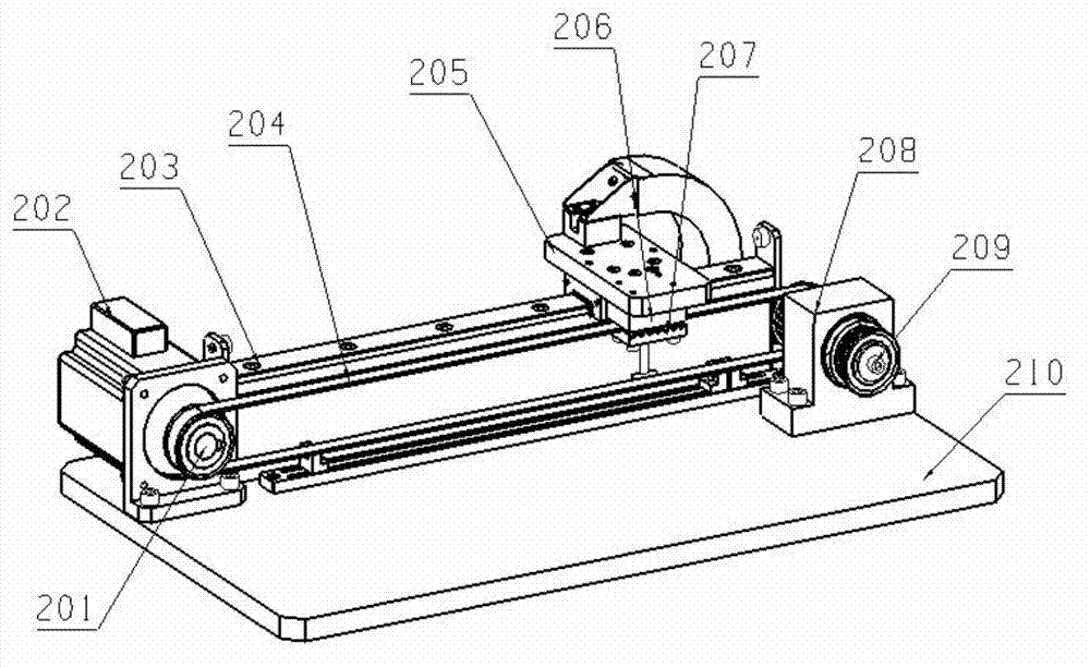 Online detection device for RFID (Radio Frequency Identification Device) label