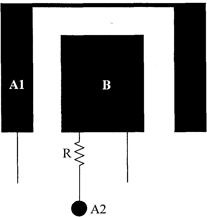 Double-coupling detection circuit, rain sensor and rain identification method