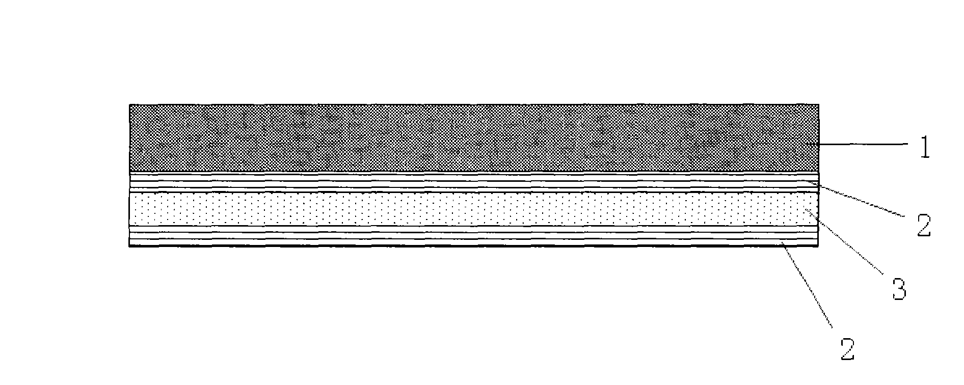 Ceramic/composite material interlayer protecting structure