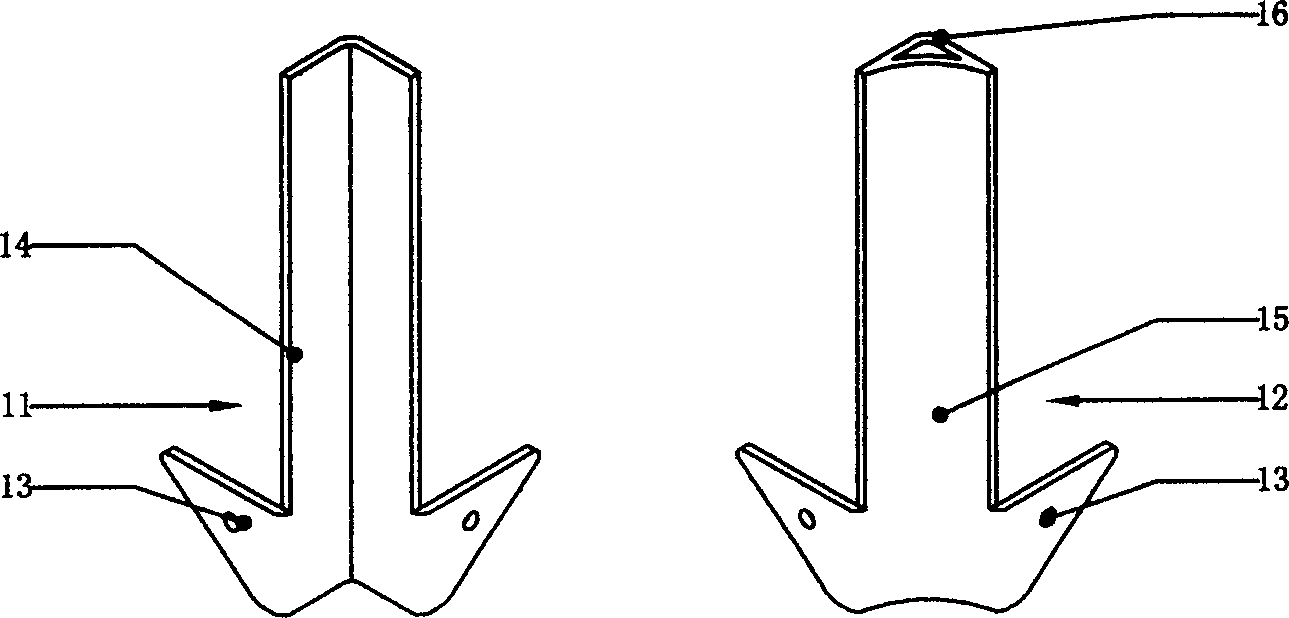 Butterfly type self locking connecting card with friction shear resisting board and construction steel frame node structure