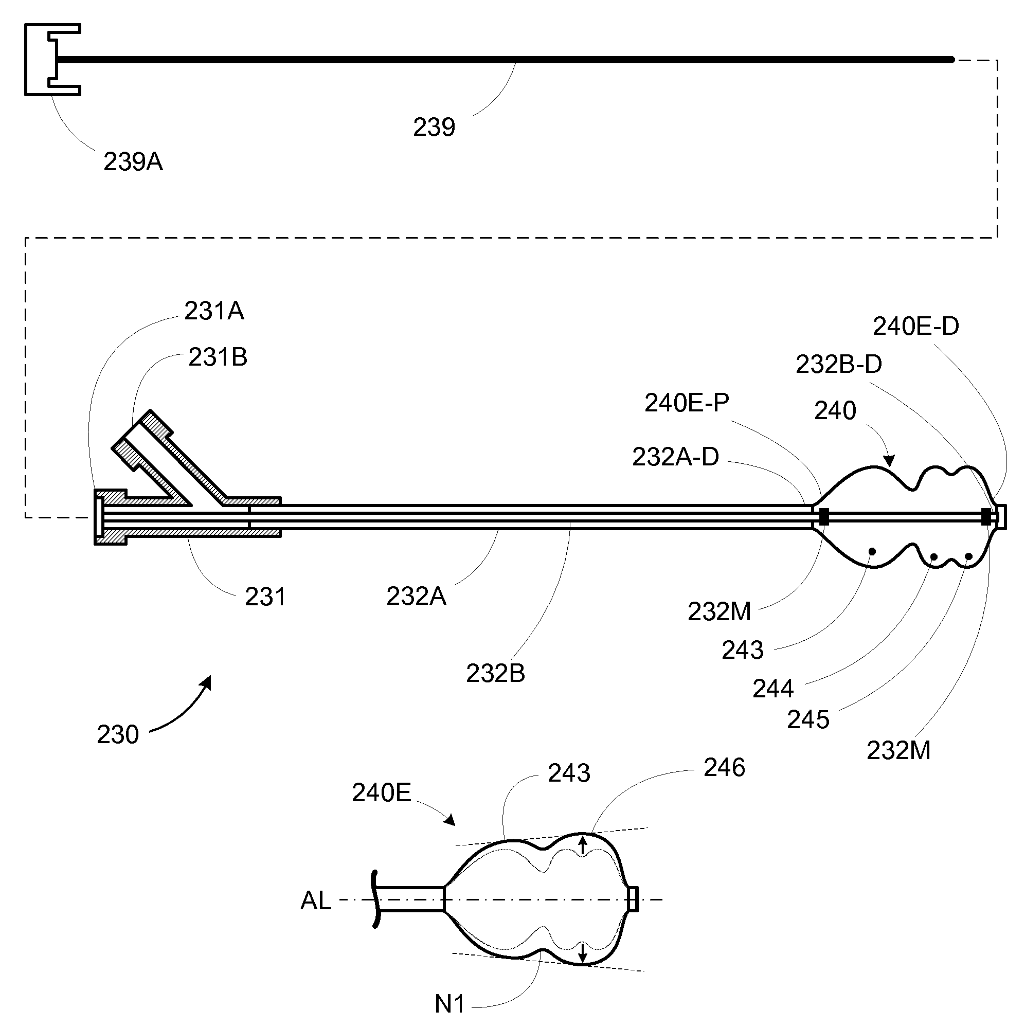 Anterior inflation balloon