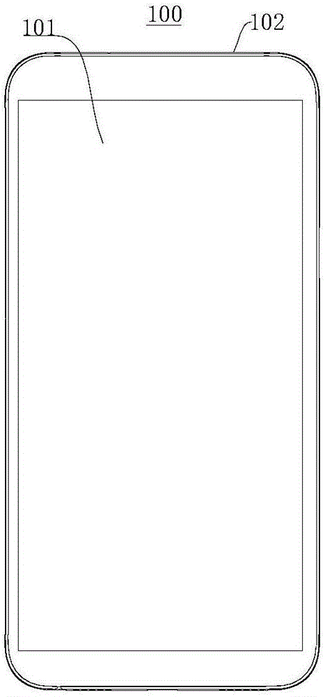 Terminal, shell, middle frame, and processing method of middle frame