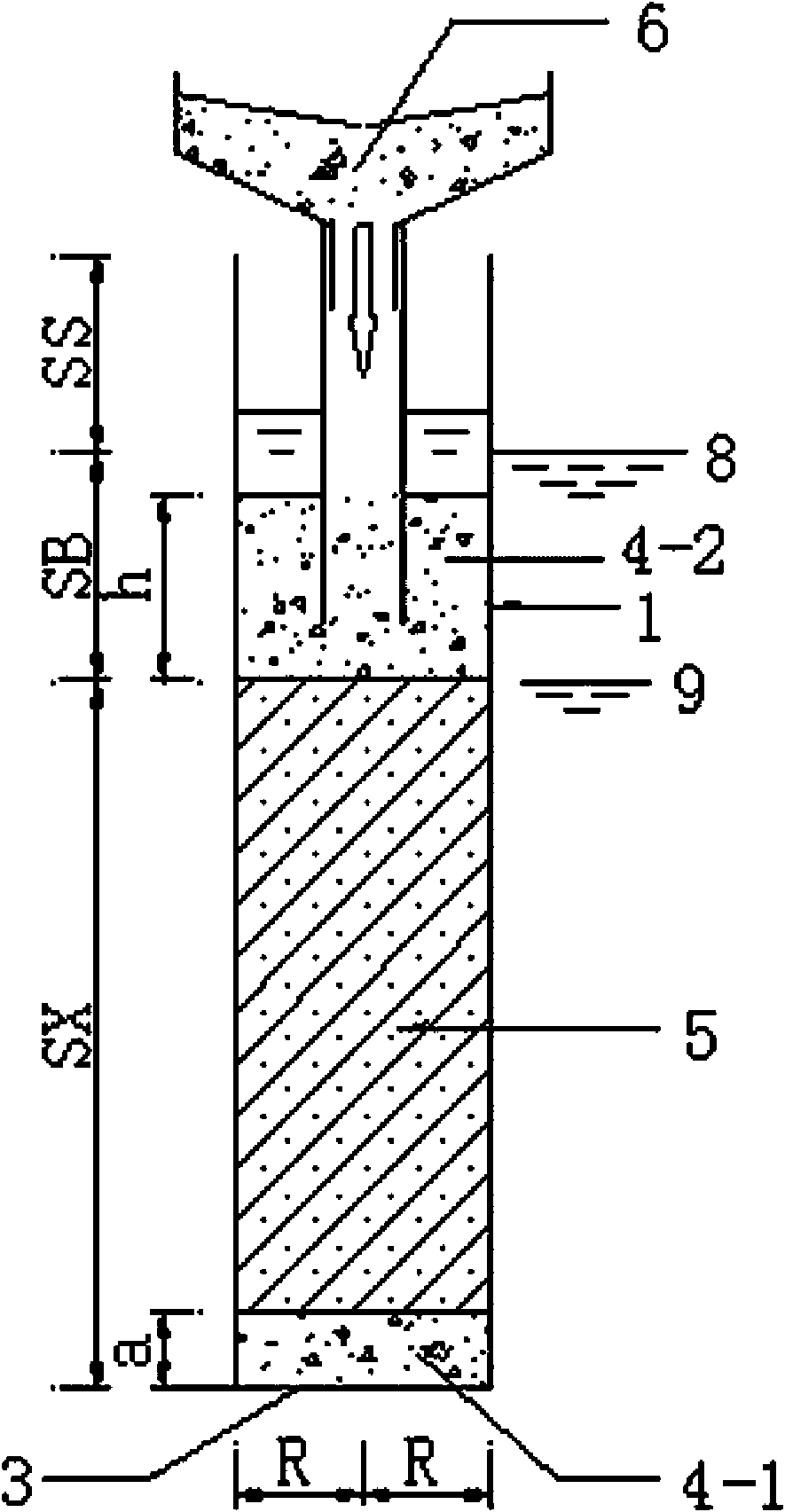 Method for pouring underwater cast-in-situ bored pile