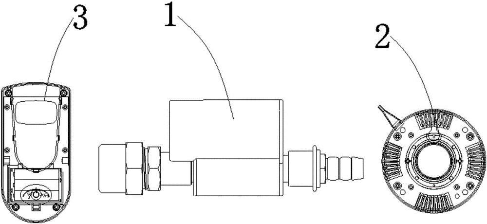 Gas monitoring and warning protection mechanism