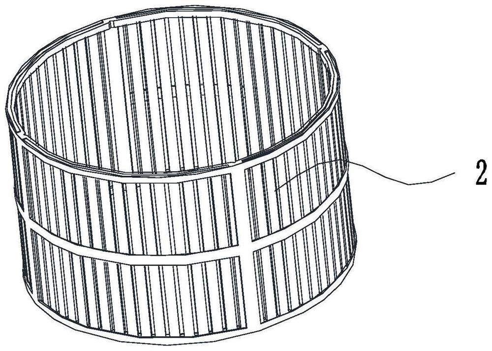 Heating sterilization protective cover for total heat exchange core and total heat exchange structure