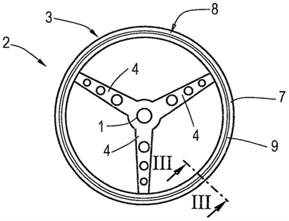 Arrangement for covering parts, parts and motor vehicles