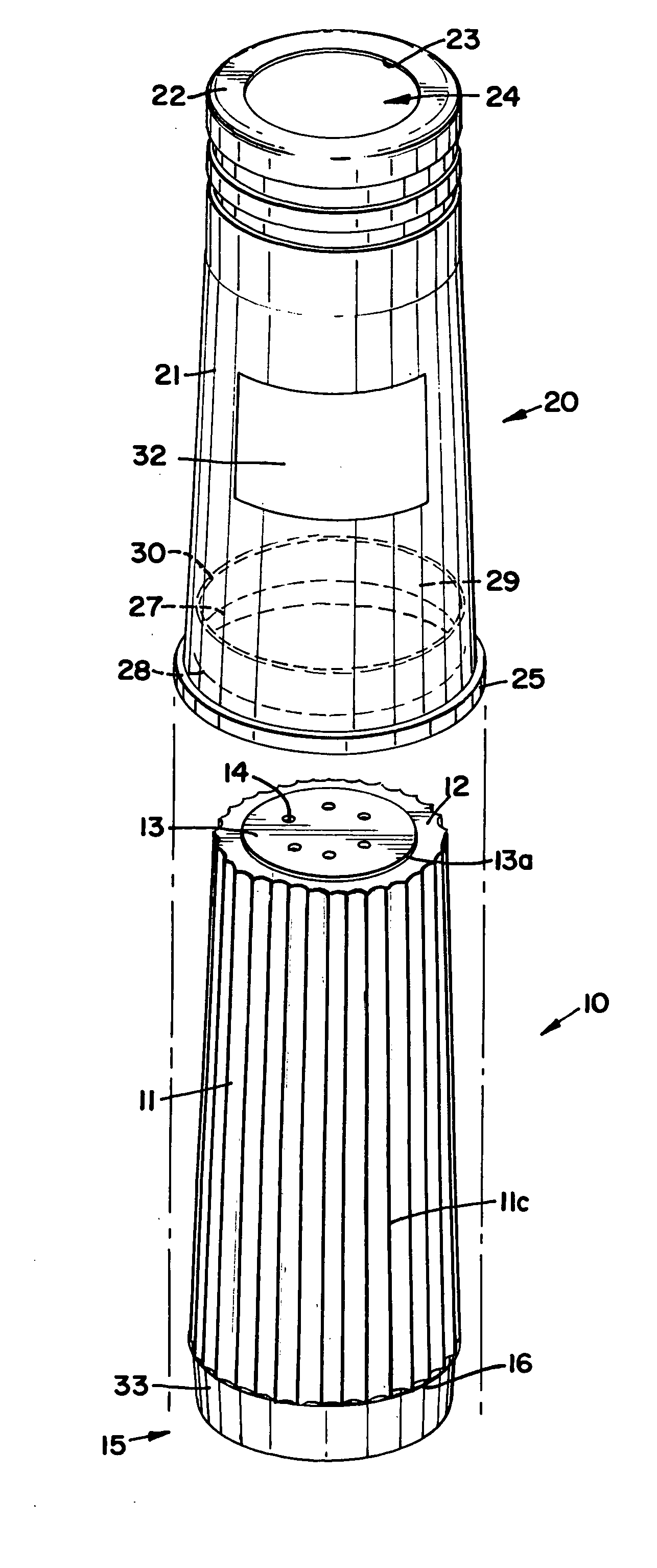 Disposable condiment shaker and decorative sleeve