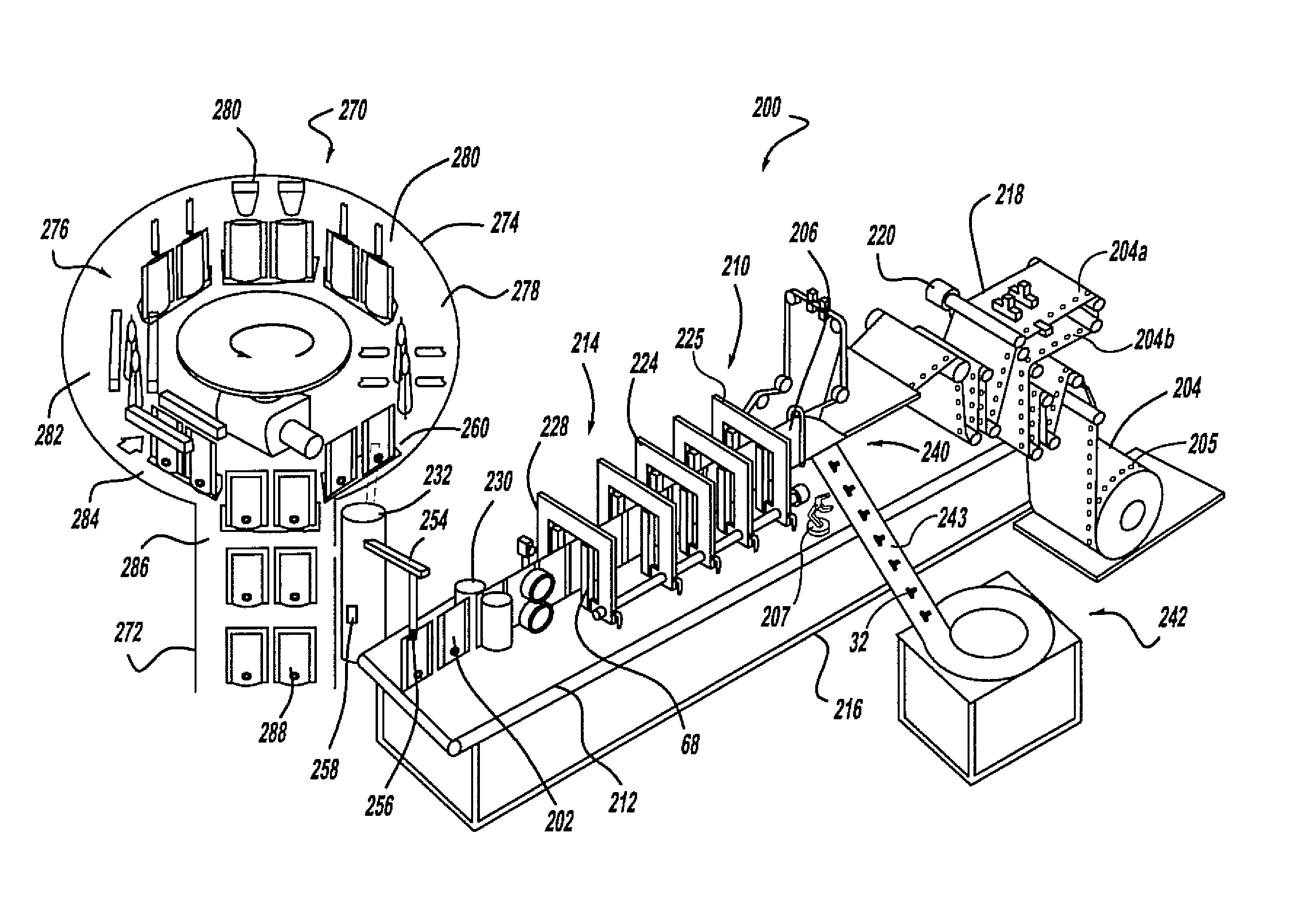 Automated machine and method for mounting a fitment to a flexible pouch