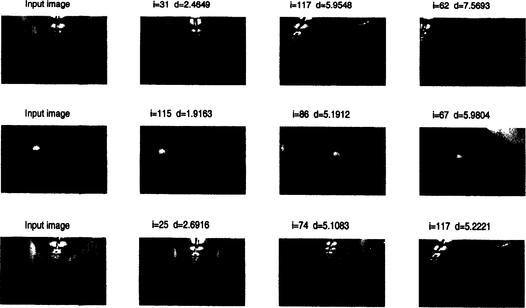 Moving robot's vision navigation method based on image representation feature