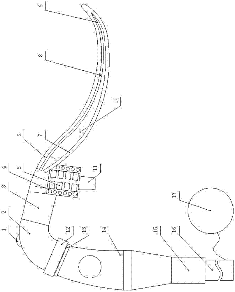 Intraoral support device for dental surgery