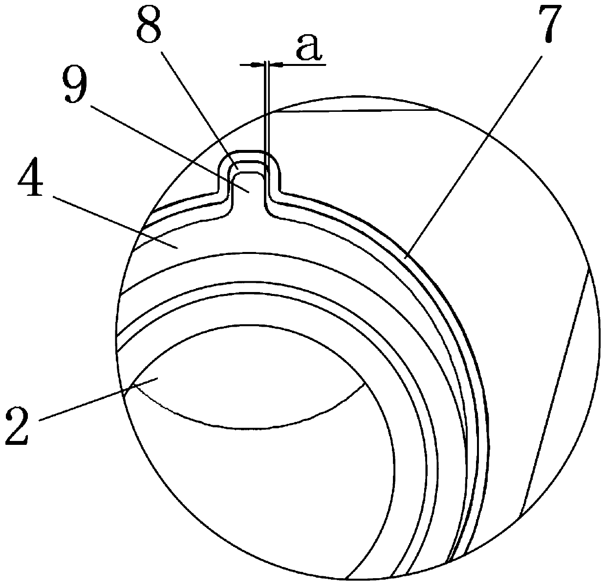 Novel assembly structure of air outlet pipe of automotive air filter