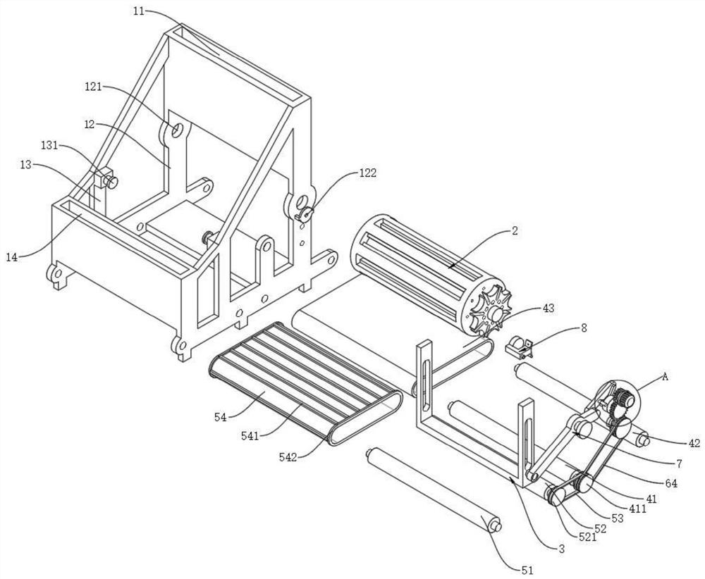 Continuous laminating machine with automatic conveying function for intelligent manufacturing