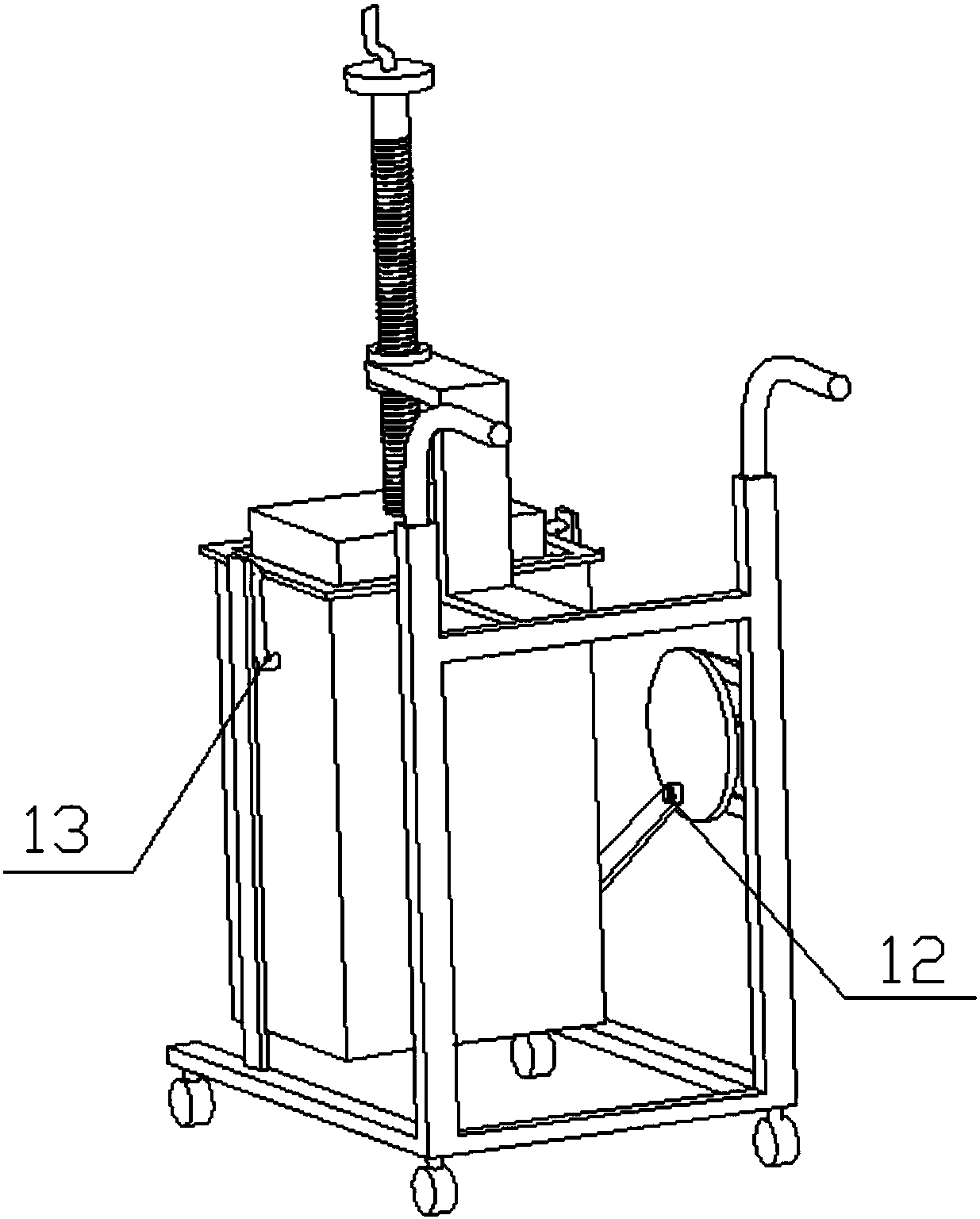 Automatic dumping type medical dustbin