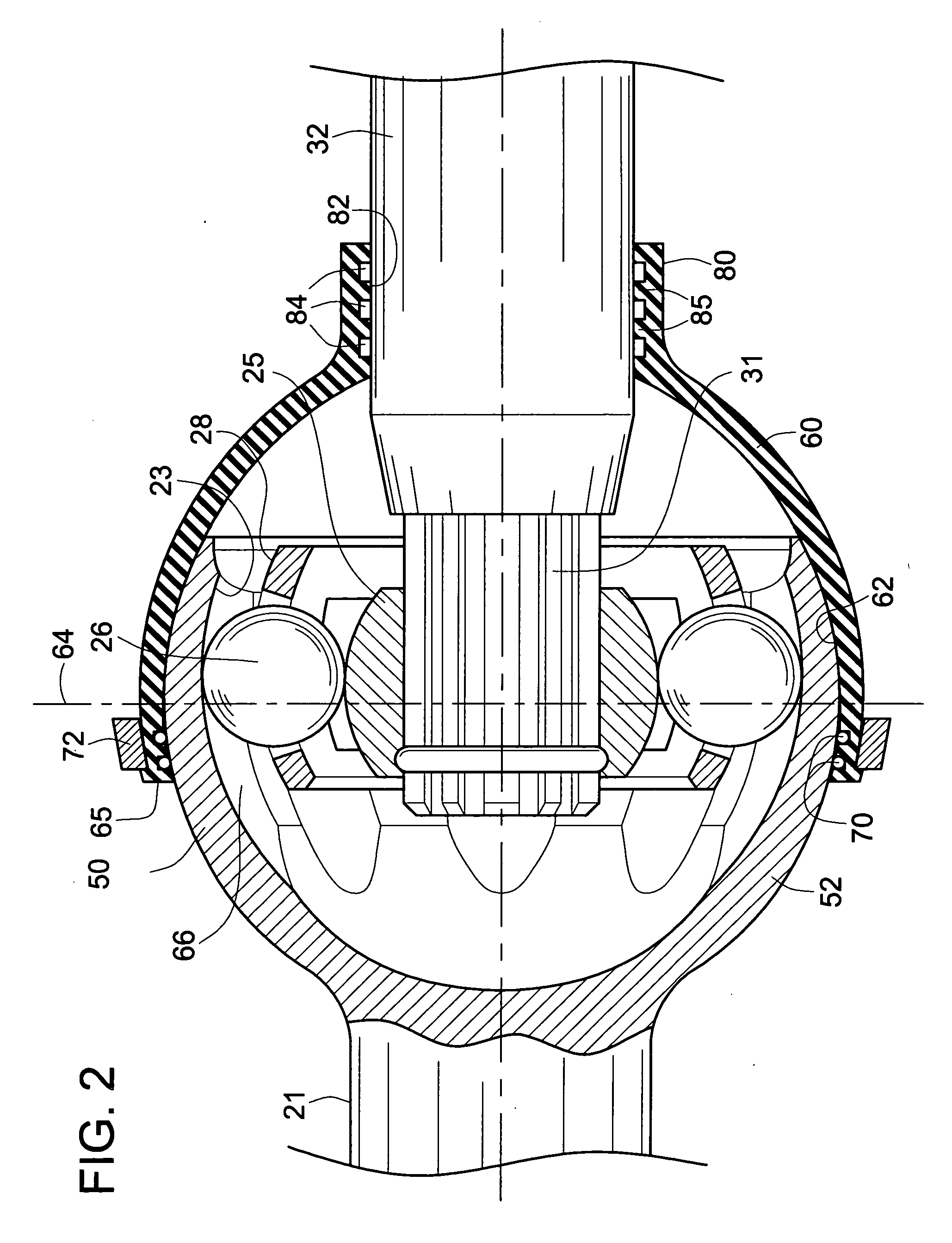 High performance constant velocity universal joint