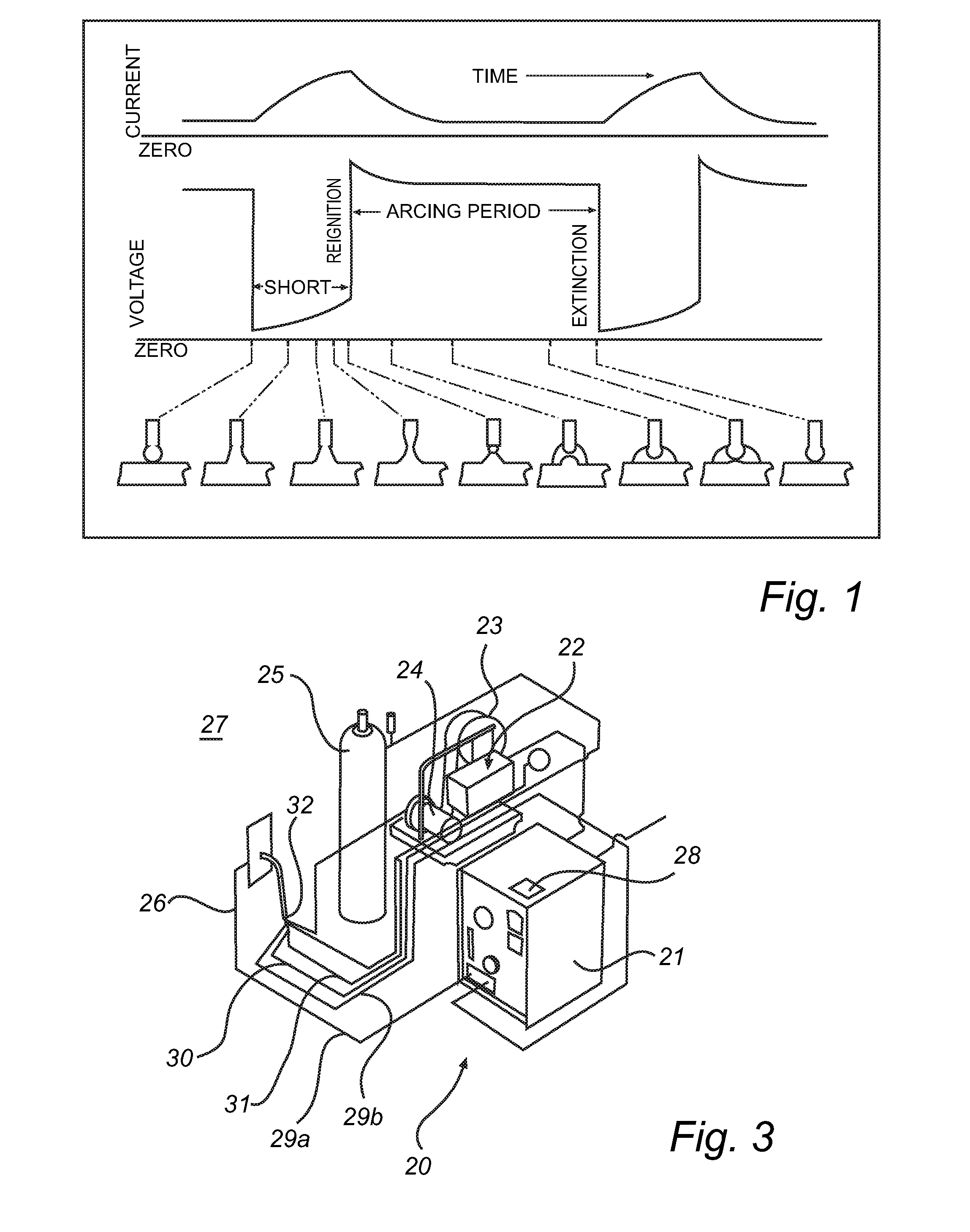 Short arc welding system