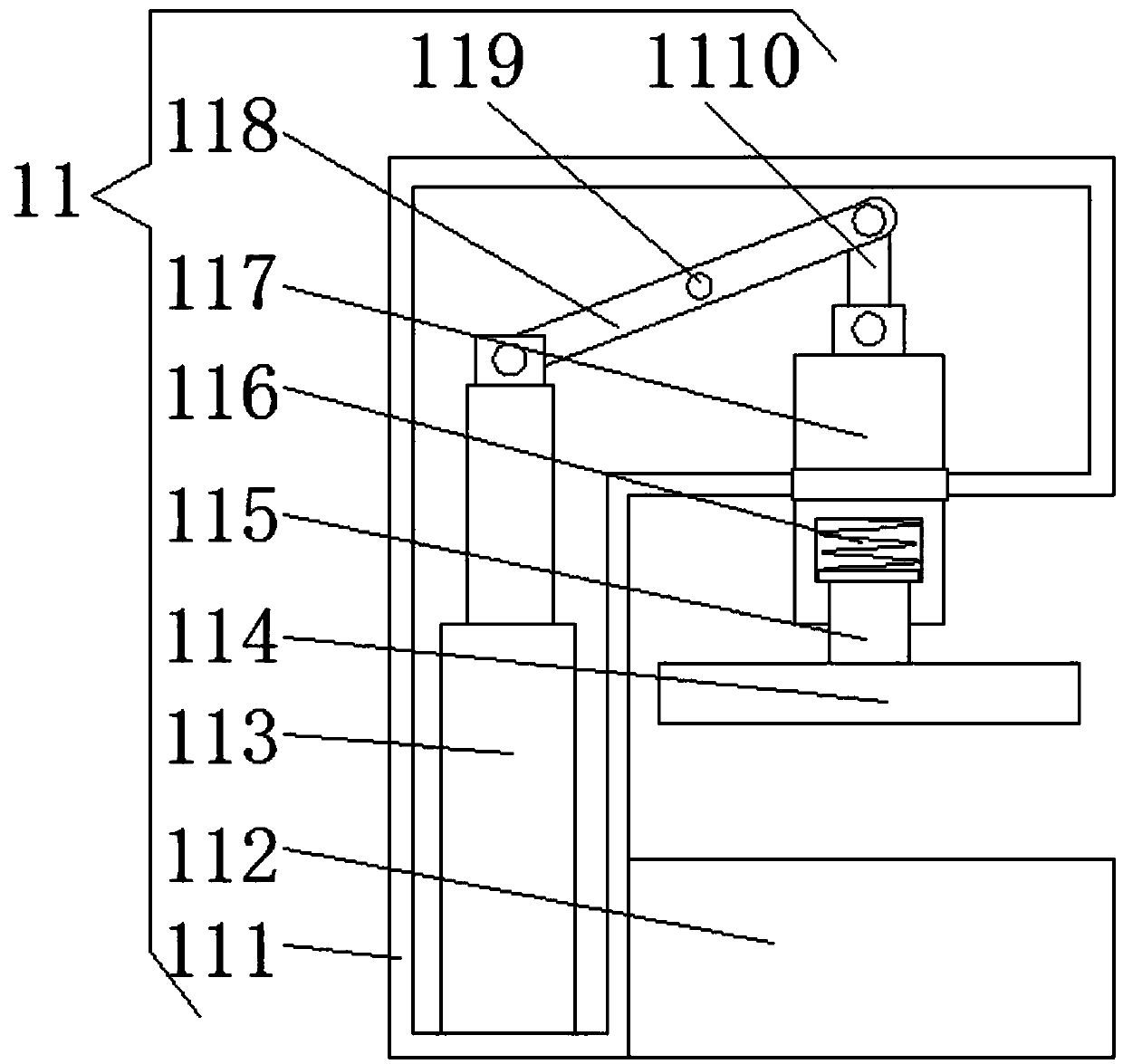 Connecting device for nylon ribbons