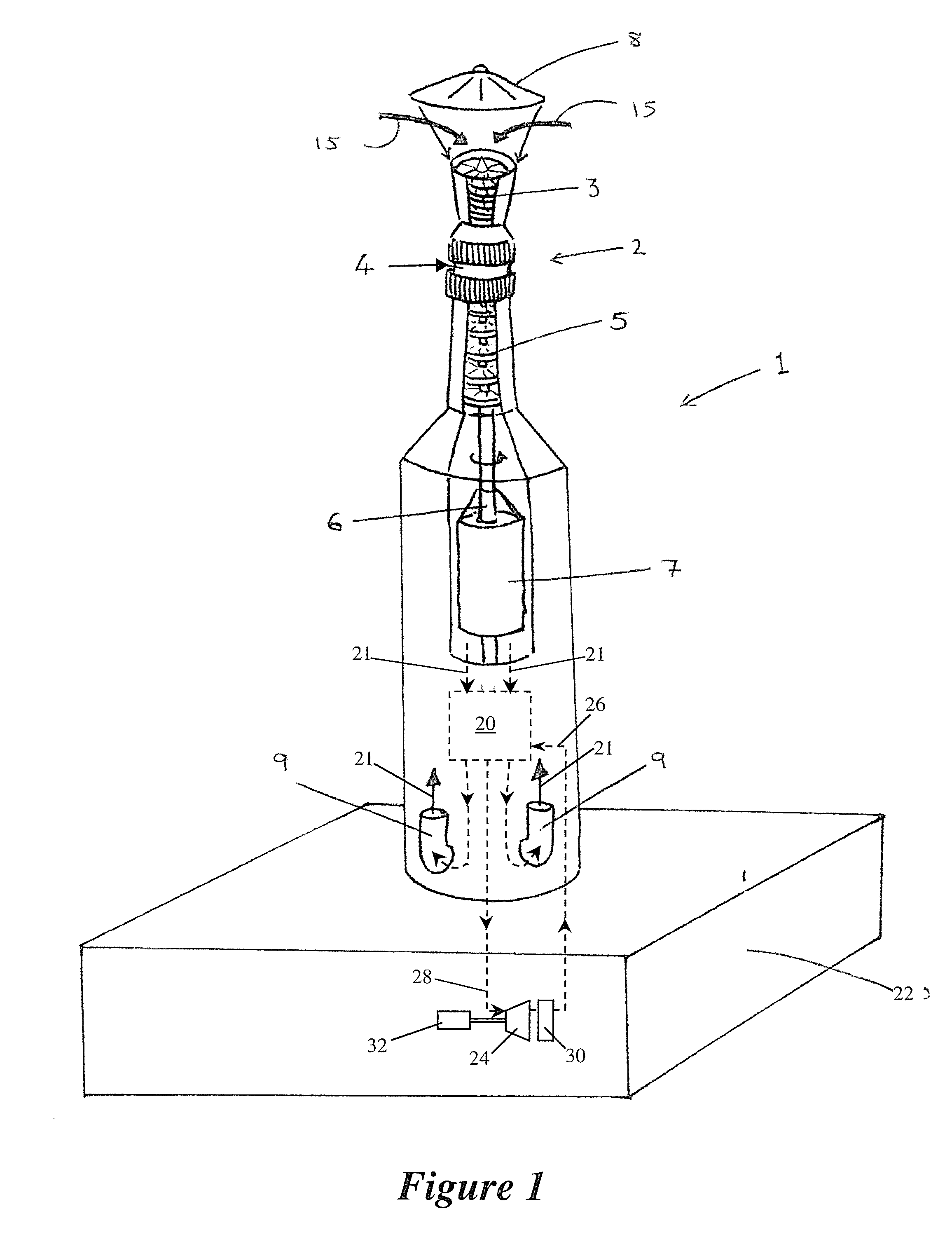 Solar Tower With Integrated Gas Turbine