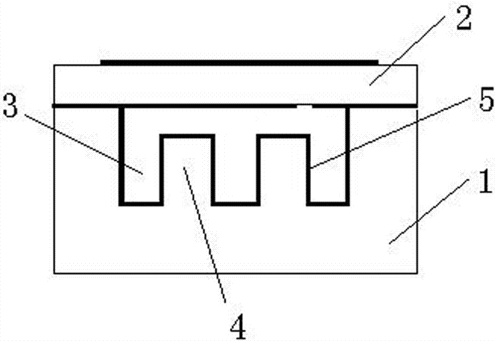 A passive high-temperature pressure sensor based on the principle of microwave scattering and its preparation method