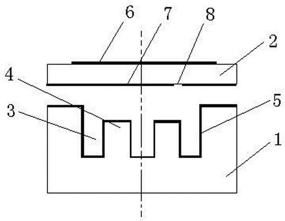 A passive high-temperature pressure sensor based on the principle of microwave scattering and its preparation method